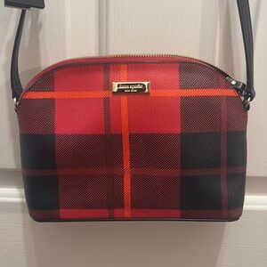 Plaid Kate spade purse